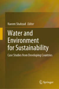 Water and Environment for Sustainability : Case Studies from Developing Countries （2023）