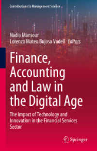 Finance, Accounting and Law in the Digital Age : The Impact of Technology and Innovation in the Financial Services Sector (Contributions to Management Science)
