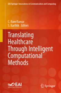 Translating Healthcare through Intelligent Computational Methods (Eai/springer Innovations in Communication and Computing)
