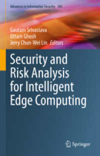 Security and Risk Analysis for Intelligent Edge Computing (Advances in Information Security)