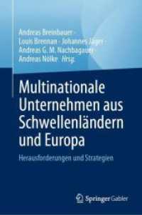 Multinationale Unternehmen aus Schwellenländern und Europa : Herausforderungen und Strategien