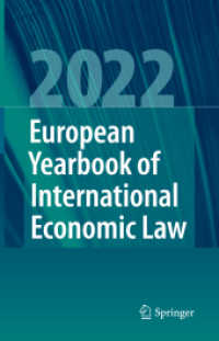 European Yearbook of International Economic Law 2022 (European Yearbook of International Economic Law) （2023）