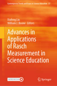 Advances in Applications of Rasch Measurement in Science Education (Contemporary Trends and Issues in Science Education)