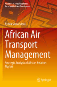 African Air Transport Management : Strategic Analysis of African Aviation Market (Advances in African Economic, Social and Political Development)