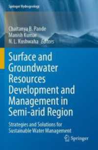 Surface and Groundwater Resources Development and Management in Semi-arid Region : Strategies and Solutions for Sustainable Water Management (Springer Hydrogeology)