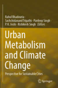 Urban Metabolism and Climate Change : Perspective for Sustainable Cities