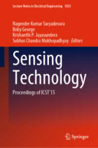 Sensing Technology : Proceedings of ICST'15 (Lecture Notes in Electrical Engineering)