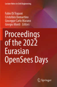 Proceedings of the 2022 Eurasian OpenSees Days (Lecture Notes in Civil Engineering)