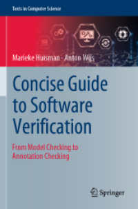 Concise Guide to Software Verification : From Model Checking to Annotation Checking (Texts in Computer Science) （2023）
