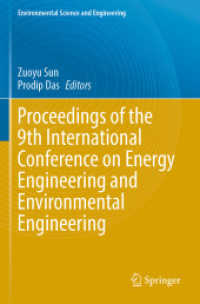 Proceedings of the 9th International Conference on Energy Engineering and Environmental Engineering (Environmental Science and Engineering) （2023）