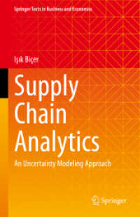 Supply Chain Analytics : An Uncertainty Modeling Approach (Springer Texts in Business and Economics) （2023）