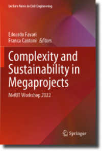 Complexity and Sustainability in Megaprojects : MeRIT Workshop 2022 (Lecture Notes in Civil Engineering)