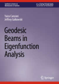 Geodesic Beams in Eigenfunction Analysis (Synthesis Lectures on Mathematics & Statistics) （2023）