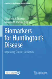 Biomarkers for Huntington's Disease : Improving Clinical Outcomes (Contemporary Clinical Neuroscience)