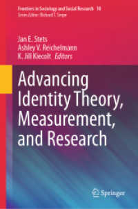Advancing Identity Theory, Measurement, and Research (Frontiers in Sociology and Social Research)