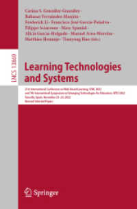 Learning Technologies and Systems : 21st International Conference on Web-Based Learning, ICWL 2022, and 7th International Symposium on Emerging Technologies for Education, SETE 2022, Tenerife, Spain, November 21-23, 2022, Revised Selected Papers (Lec