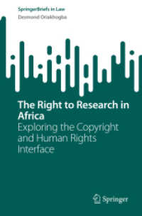 The Right to Research in Africa : Exploring the Copyright and Human Rights Interface (Springerbriefs in Law)
