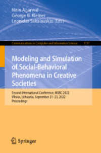 Modeling and Simulation of Social-Behavioral Phenomena in Creative Societies : Second International Conference, MSBC 2022, Vilnius, Lithuania, September 21-23, 2022, Proceedings (Communications in Computer and Information Science)