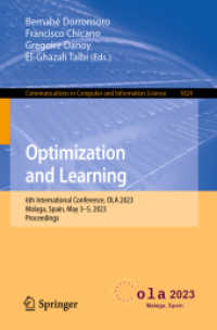 Optimization and Learning : 6th International Conference, OLA 2023, Malaga, Spain, May 3-5, 2023, Proceedings (Communications in Computer and Information Science)