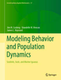 Modeling Behavior and Population Dynamics : Seabirds, Seals, and Marine Iguanas (Interdisciplinary Applied Mathematics)
