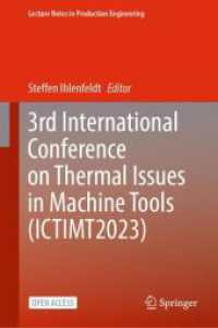 3rd International Conference on Thermal Issues in Machine Tools (ICTIMT2023) (Lecture Notes in Production Engineering)