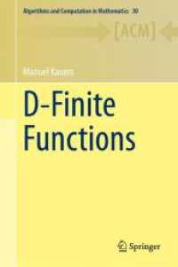 D-Finite Functions (Algorithms and Computation in Mathematics)
