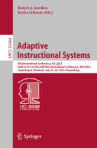 Adaptive Instructional Systems : 5th International Conference, AIS 2023, Held as Part of the 25th HCI International Conference, HCII 2023, Copenhagen, Denmark, July 23-28, 2023, Proceedings (Lecture Notes in Computer Science)