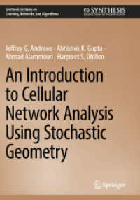 An Introduction to Cellular Network Analysis Using Stochastic Geometry (Synthesis Lectures on Learning, Networks, and Algorithms) （2023）