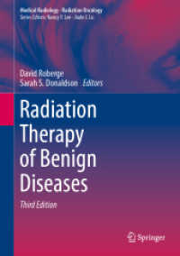 Radiation Therapy of Benign Diseases (Medical Radiology) （3RD）