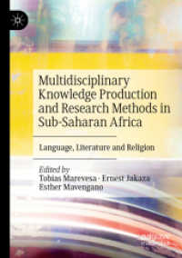Multidisciplinary Knowledge Production and Research Methods in Sub-Saharan Africa : Language, Literature and Religion