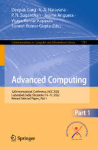 Advanced Computing : 12th International Conference, IACC 2022, Hyderabad, India, December 16-17, 2022, Revised Selected Papers, Part I (Communications in Computer and Information Science)