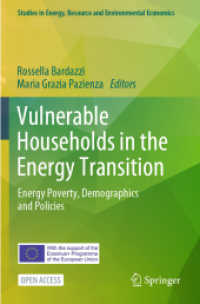 Vulnerable Households in the Energy Transition : Energy Poverty, Demographics and Policies (Studies in Energy, Resource and Environmental Economics)