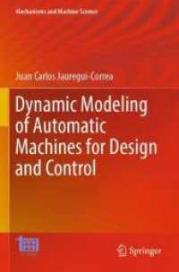 Dynamic Modeling of Automatic Machines for Design and Control (Mechanisms and Machine Science) （2023）