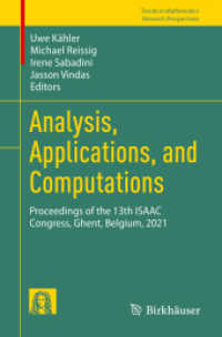 Analysis, Applications, and Computations : Proceedings of the 13th ISAAC Congress, Ghent, Belgium, 2021 (Trends in Mathematics)