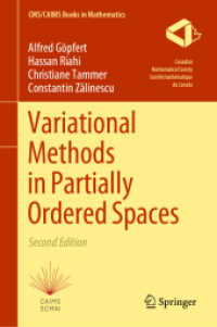 Variational Methods in Partially Ordered Spaces (Cms/caims Books in Mathematics) （2ND）