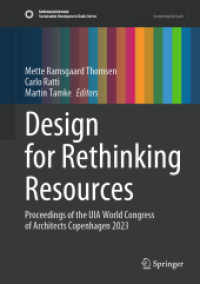 Design for Rethinking Resources : Proceedings of the UIA World Congress of Architects Copenhagen 2023 (Sustainable Development Goals Series)