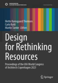 Design for Rethinking Resources : Proceedings of the UIA World Congress of Architects Copenhagen 2023 (Sustainable Development Goals Series)