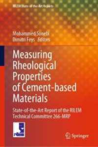 Measuring Rheological Properties of Cement-based Materials : State-of-the-Art Report of the RILEM Technical Committee 266-MRP (Rilem State-of-the-art Reports)