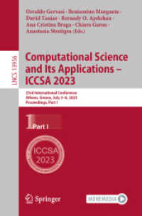 Computational Science and Its Applications - ICCSA 2023 : 23rd International Conference, Athens, Greece, July 3-6, 2023, Proceedings, Part I (Lecture Notes in Computer Science)