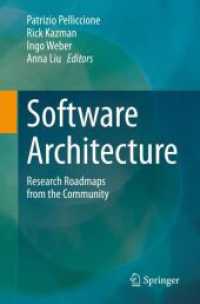 Software Architecture : Research Roadmaps from the Community