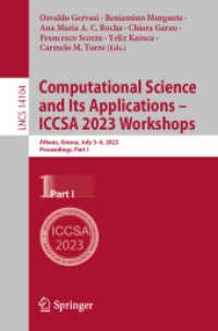 Computational Science and Its Applications - ICCSA 2023 Workshops : Athens, Greece, July 3-6, 2023, Proceedings, Part I (Lecture Notes in Computer Science)
