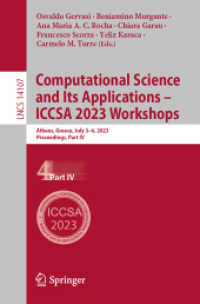 Computational Science and Its Applications - ICCSA 2023 Workshops : Athens, Greece, July 3-6, 2023, Proceedings, Part IV (Lecture Notes in Computer Science)