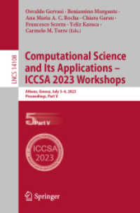 Computational Science and Its Applications - ICCSA 2023 Workshops : Athens, Greece, July 3-6, 2023, Proceedings, Part V (Lecture Notes in Computer Science)