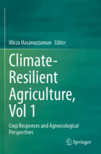 Climate-Resilient Agriculture, Vol 1 : Crop Responses and Agroecological Perspectives