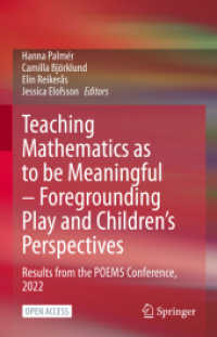 Teaching Mathematics as to be Meaningful - Foregrounding Play and Children's Perspectives : Results from the POEM5 Conference, 2022