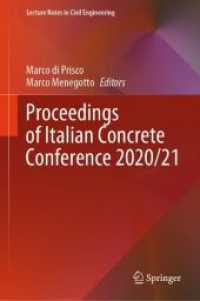 Proceedings of Italian Concrete Conference 2020/21 (Lecture Notes in Civil Engineering)