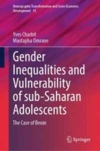 Gender Inequalities and Vulnerability of sub-Saharan Adolescents : The Case of Benin (Demographic Transformation and Socio-economic Development)