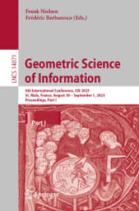 Geometric Science of Information : 6th International Conference, GSI 2023, St. Malo, France, August 30 - September 1, 2023, Proceedings, Part I (Lecture Notes in Computer Science)
