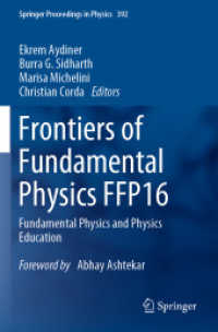 Frontiers of Fundamental Physics FFP16 : Fundamental Physics and Physics Education (Springer Proceedings in Physics 392)