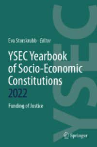 YSEC Yearbook of Socio-Economic Constitutions 2022 : Funding of Justice (Ysec Yearbook of Socio-economic Constitutions)
